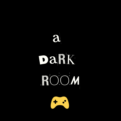a dark room